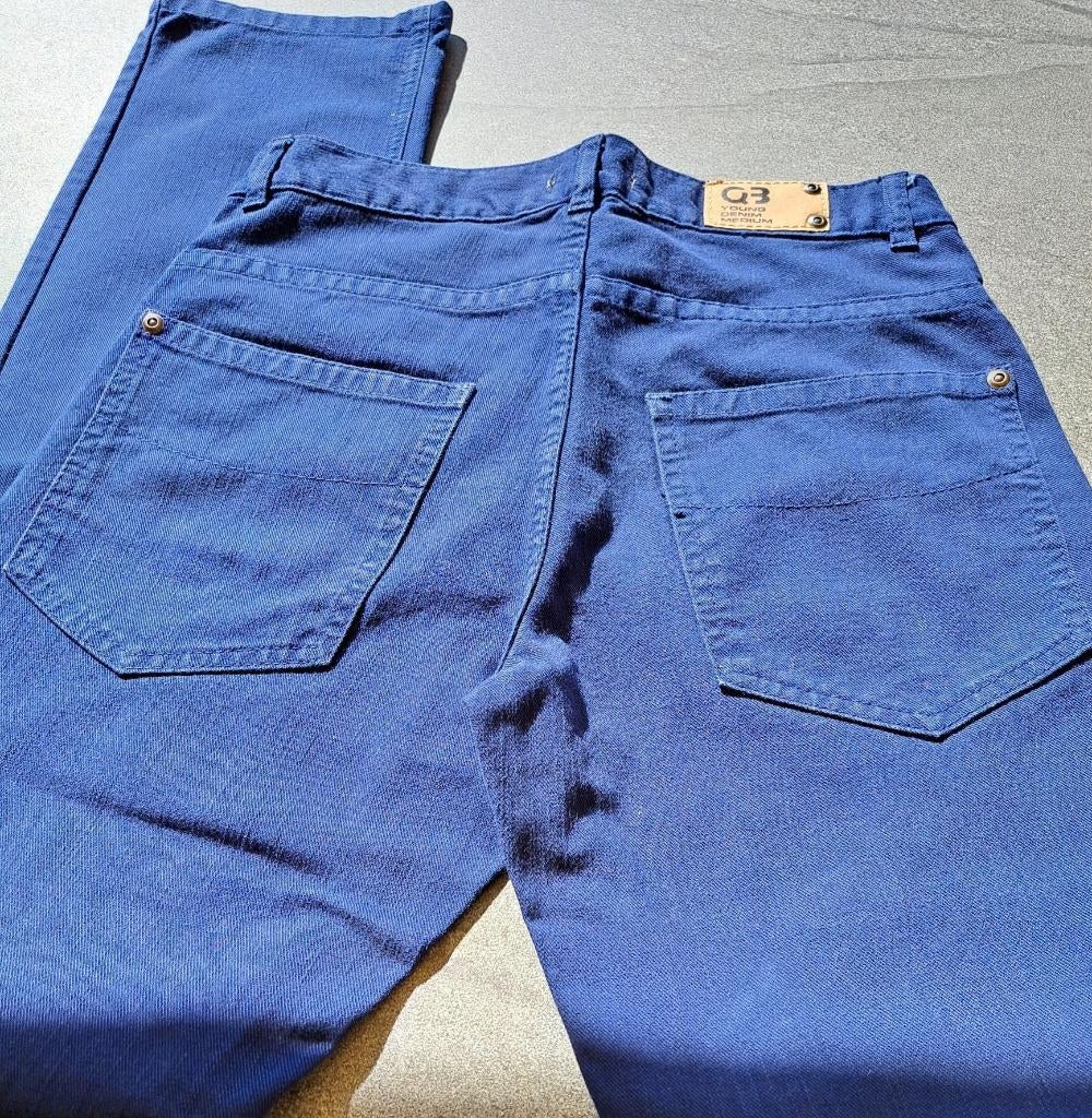 Broek - Maat 164 - Blauwpaars, Kinderen en Baby's, Kinderkleding | Maat 164, Broek, Ophalen of Verzenden, Zo goed als nieuw, JBC.