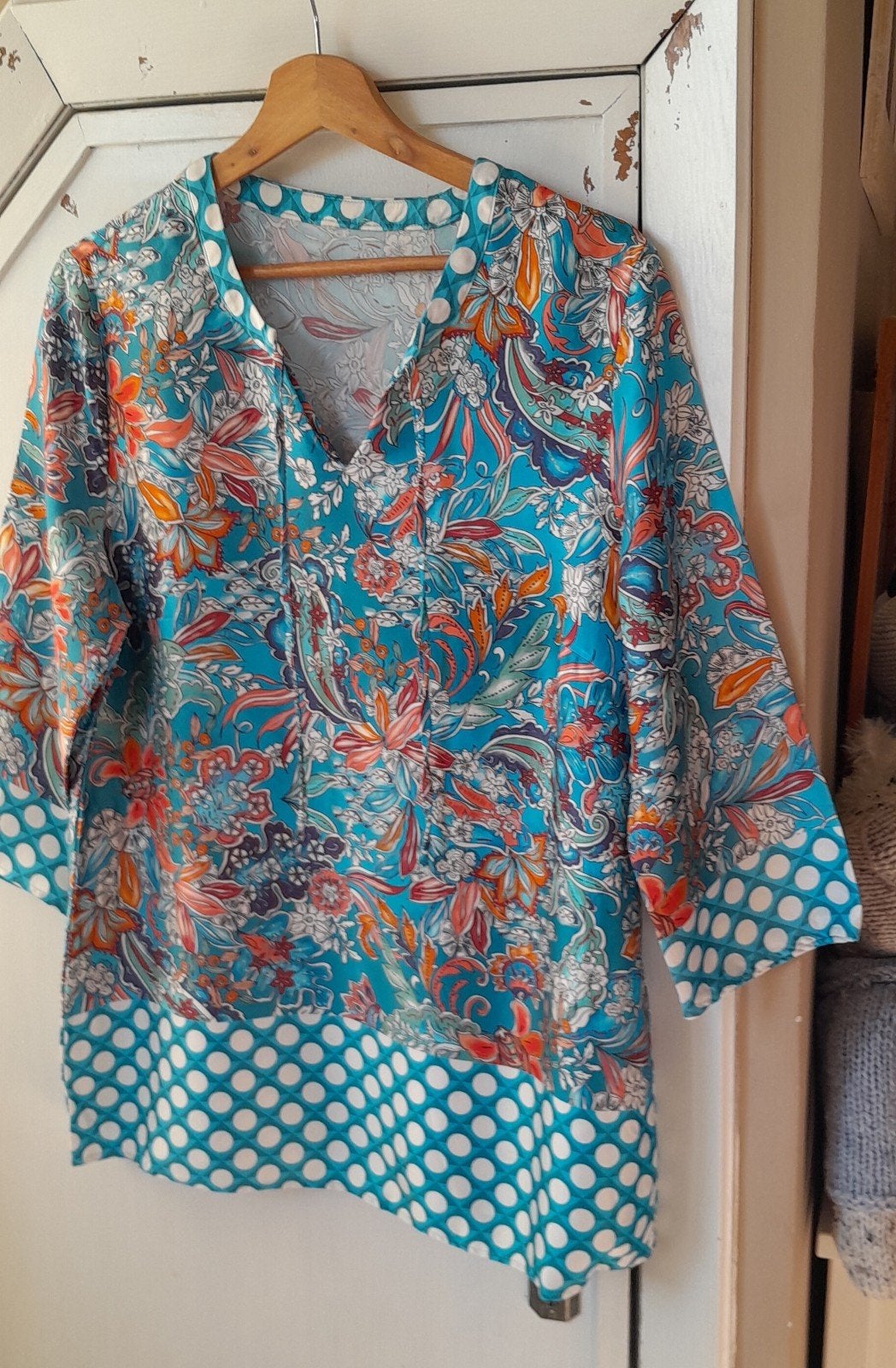 Prachtige tuniek large..., Ophalen of Verzenden, Zo goed als nieuw, Maat 42/44 (L)