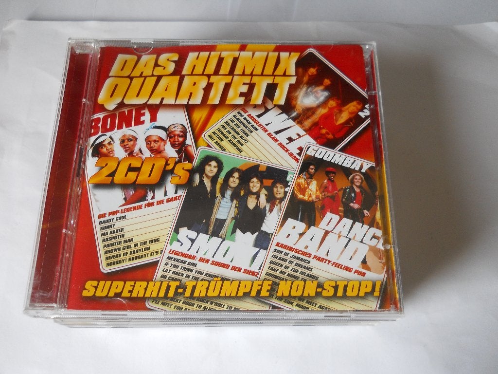 2 CD S - HITMIX - THE SWEET - BONEY M - SMOKIE, Ophalen of Verzenden, Zo goed als nieuw, Verzamelalbum, Pop