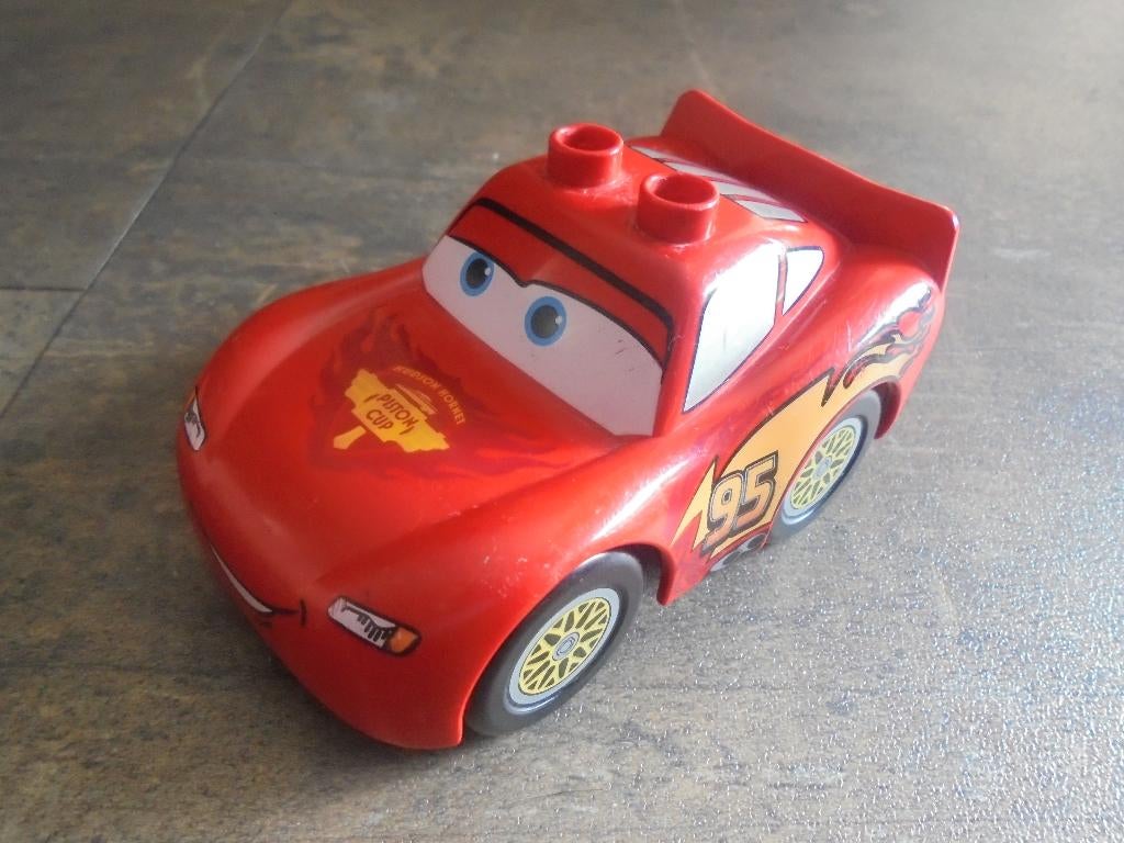 Lego Duplo Cars Figure Lightning McQueen (zie foto's), Kinderen en Baby's, Speelgoed | Duplo en Lego, Verzenden, Gebruikt, Losse stenen