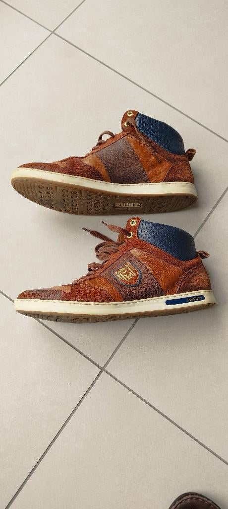 Half hoge bruine herenschoenen, Vêtements | Hommes, Chaussures, Chaussures à lacets, Comme neuf, Brun, Enlèvement