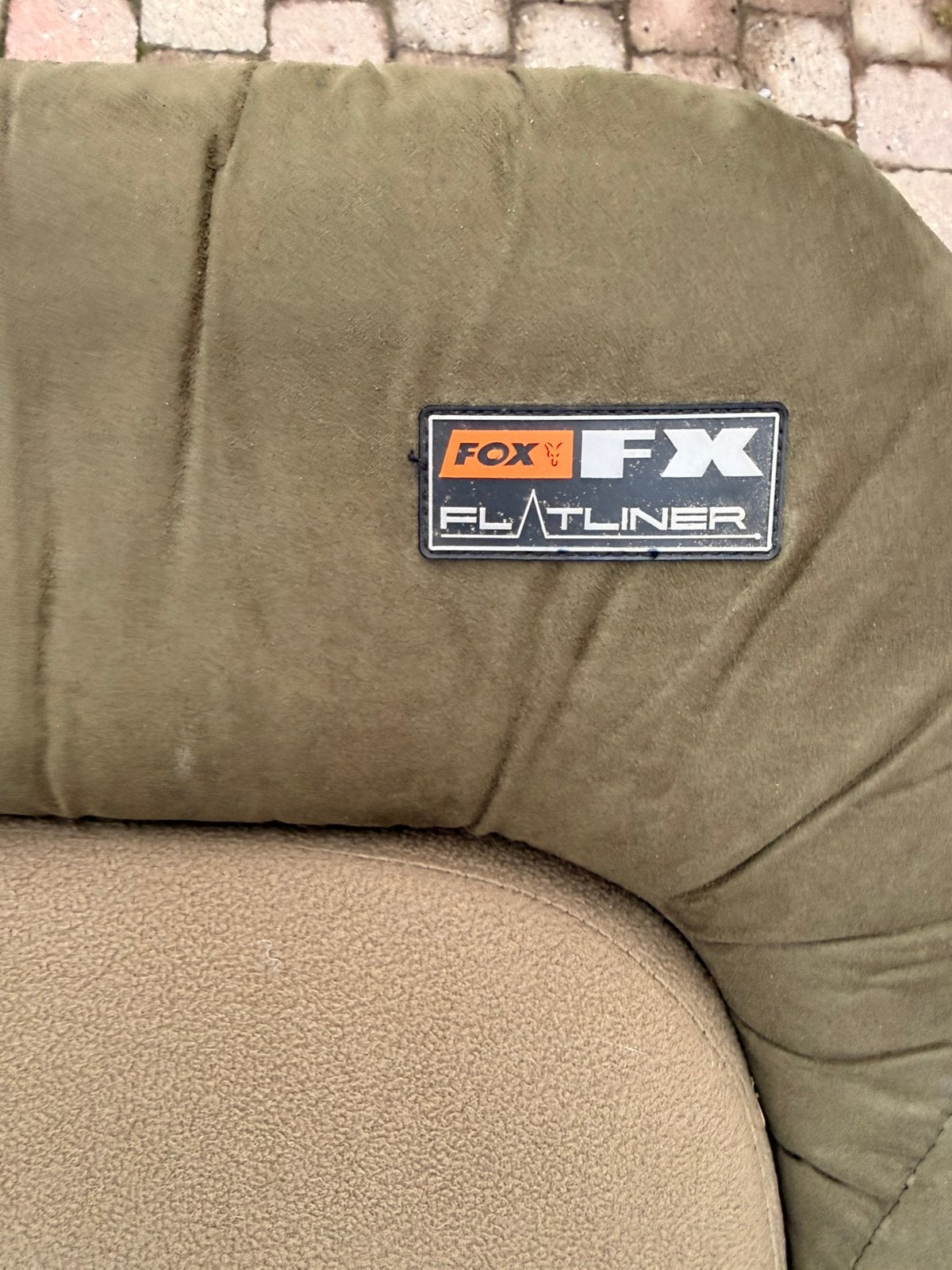 Bedchair fox flatliner met 3 seizoenslaapzak en kussen, Ophalen, Zo goed als nieuw, Overige typen