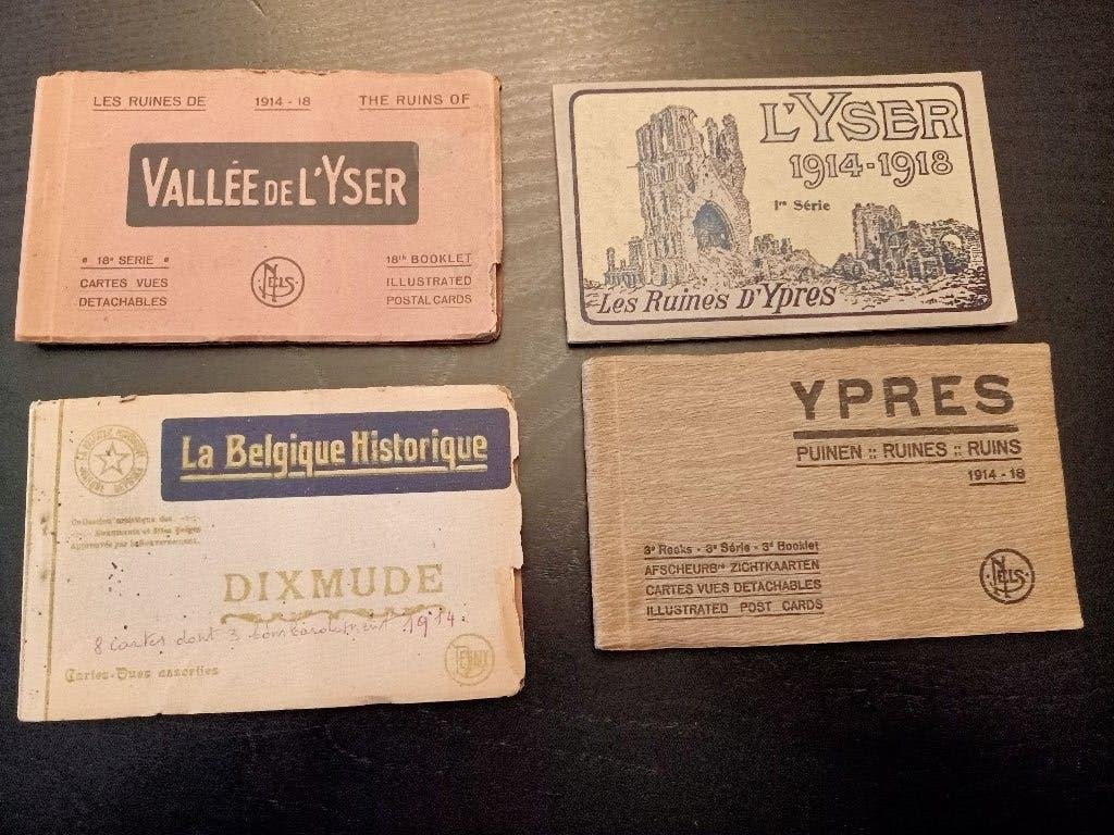 4 ZK boekjes WO I, Verzamelen, Ophalen of Verzenden