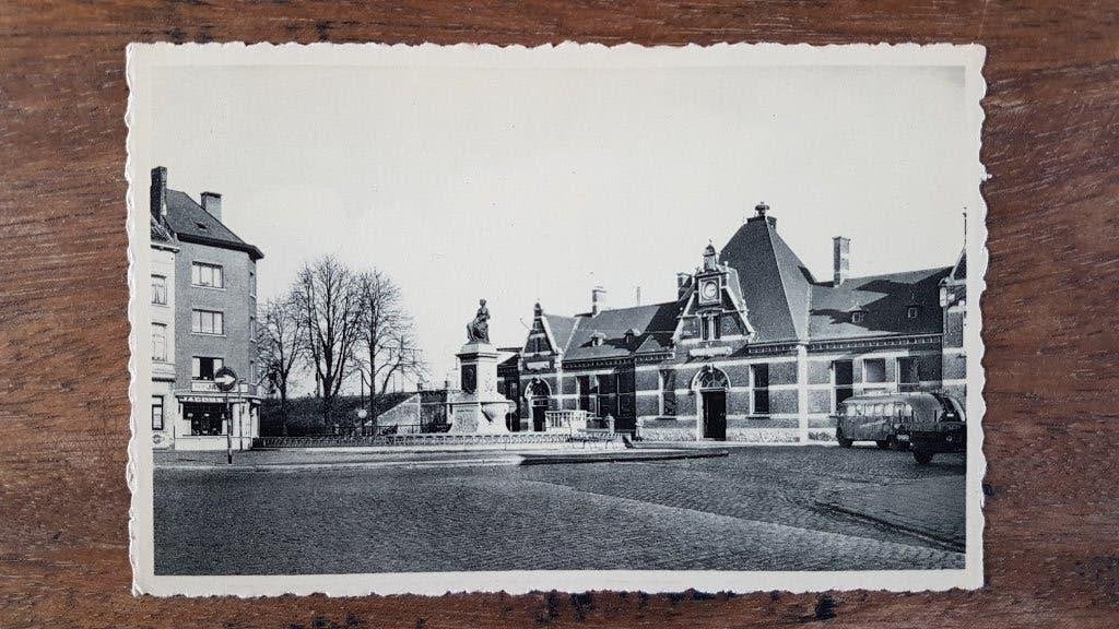 Postkaart Vilvoorde Vilvorde Station La Gare, Verzamelen, Ophalen of Verzenden, 1940 tot 1960, Ongelopen, Vlaams-Brabant