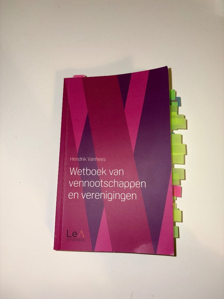 Wetboek van vennootschappen en verenigingen, Boeken, Ophalen of Verzenden, Gelezen, Hoger Onderwijs