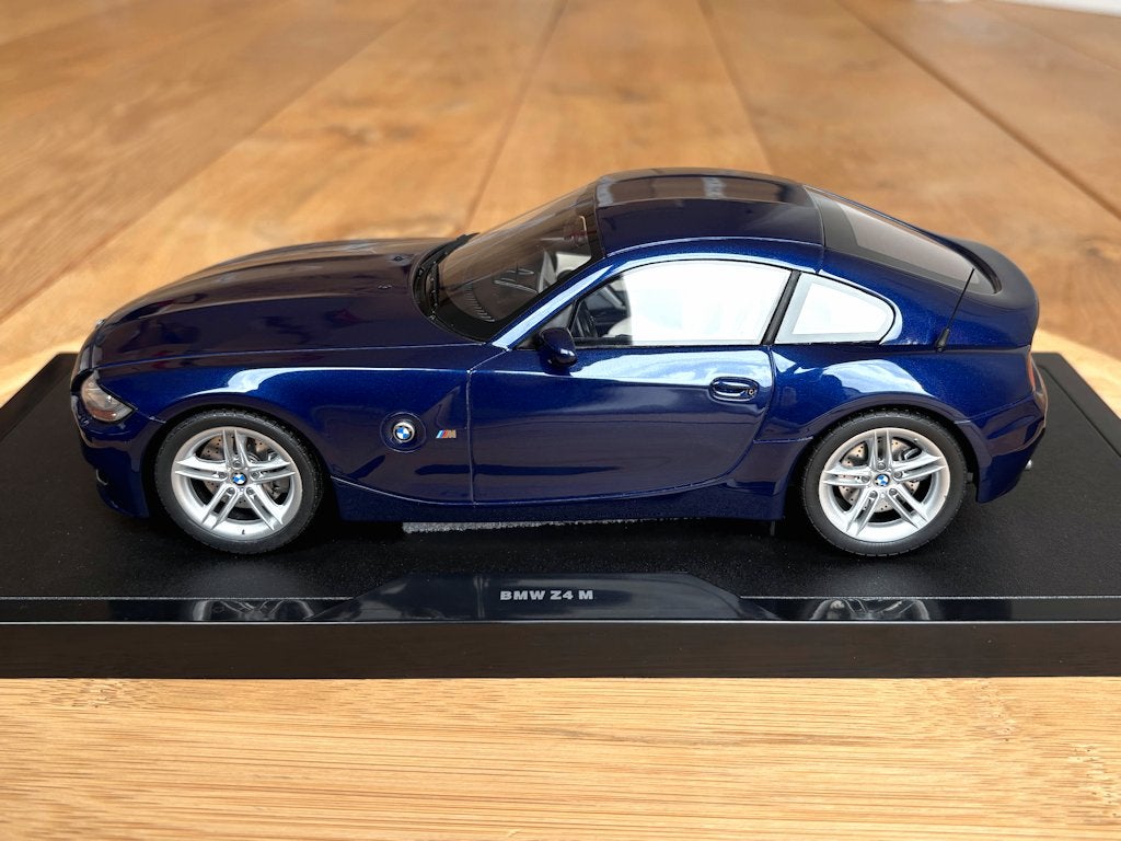 BMW Z4 M Coupé E86 blauw 1:18 OttOMobile OT499 nieuw in doos, Enlèvement ou Envoi, Neuf, Voiture, OttOMobile