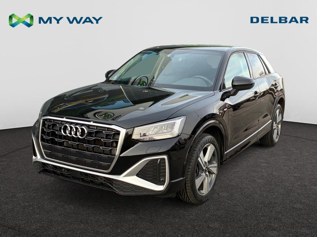 Audi Q2 Q2 30 TFSI Sport Edition, Auto's, Audi, Navigatiesysteem, Q2, Zwart, Handgeschakeld