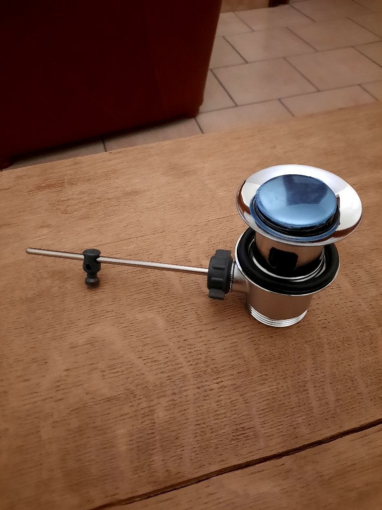 Vidage automatique, Enlèvement ou Envoi, Neuf, Chrome, Lavabo
