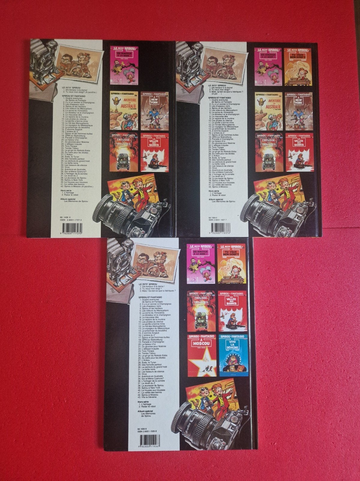Lot de 3 bd le petit spirou 1 à 3,EO, Enlèvement ou Envoi