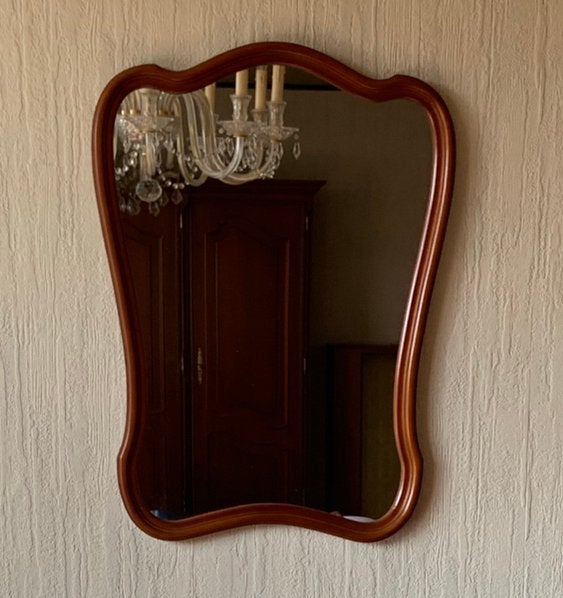 Miroir en bois massif, Maison & Meubles, Comme neuf, Enlèvement, 50 à 75 cm, 100 à 150 cm