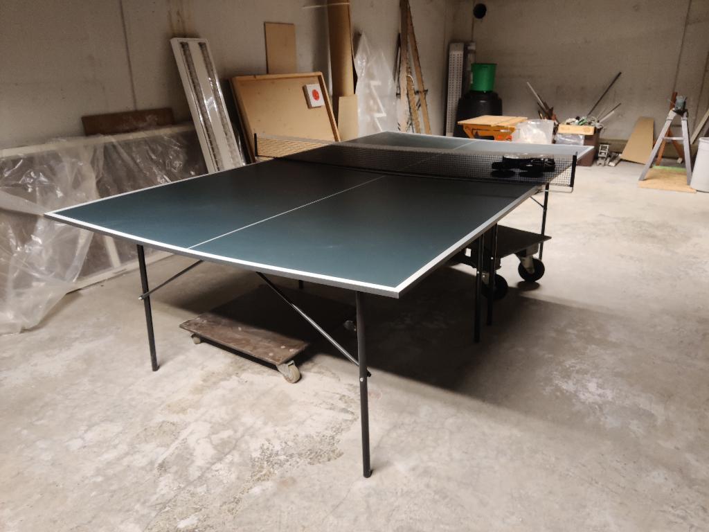 tennistafel/ping-pong, Ophalen, Zo goed als nieuw, Tafel Indoor, Verrijdbaar