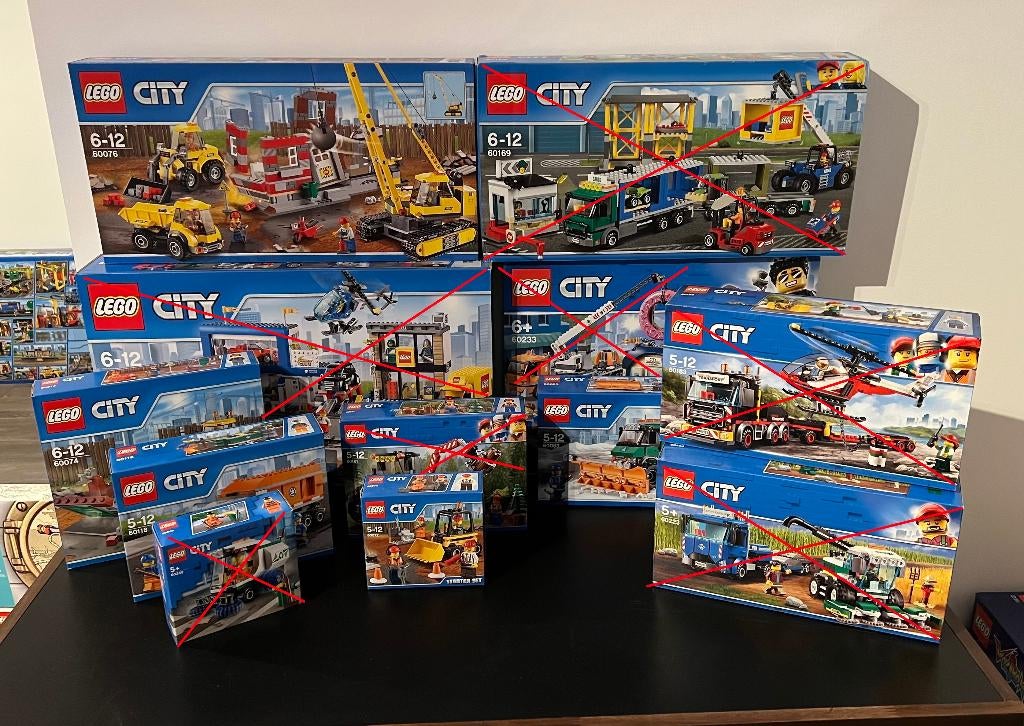 Lego City - 5 Sets, Ophalen of Verzenden, Nieuw, Complete set, Lego