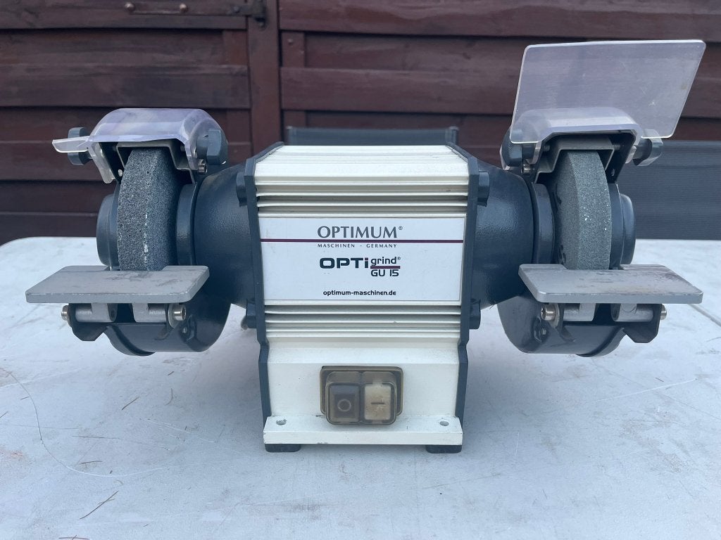 Optimum Optigrind GU15 werkbankslijpmachine, Ophalen, Gebruikt, Minder dan 700 watt, Werkbankslijpmachine