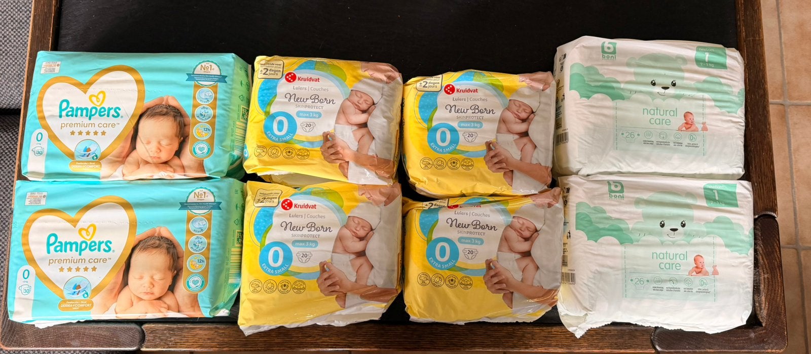 Couches Pampers / Kruidvat / Boni, Ophalen