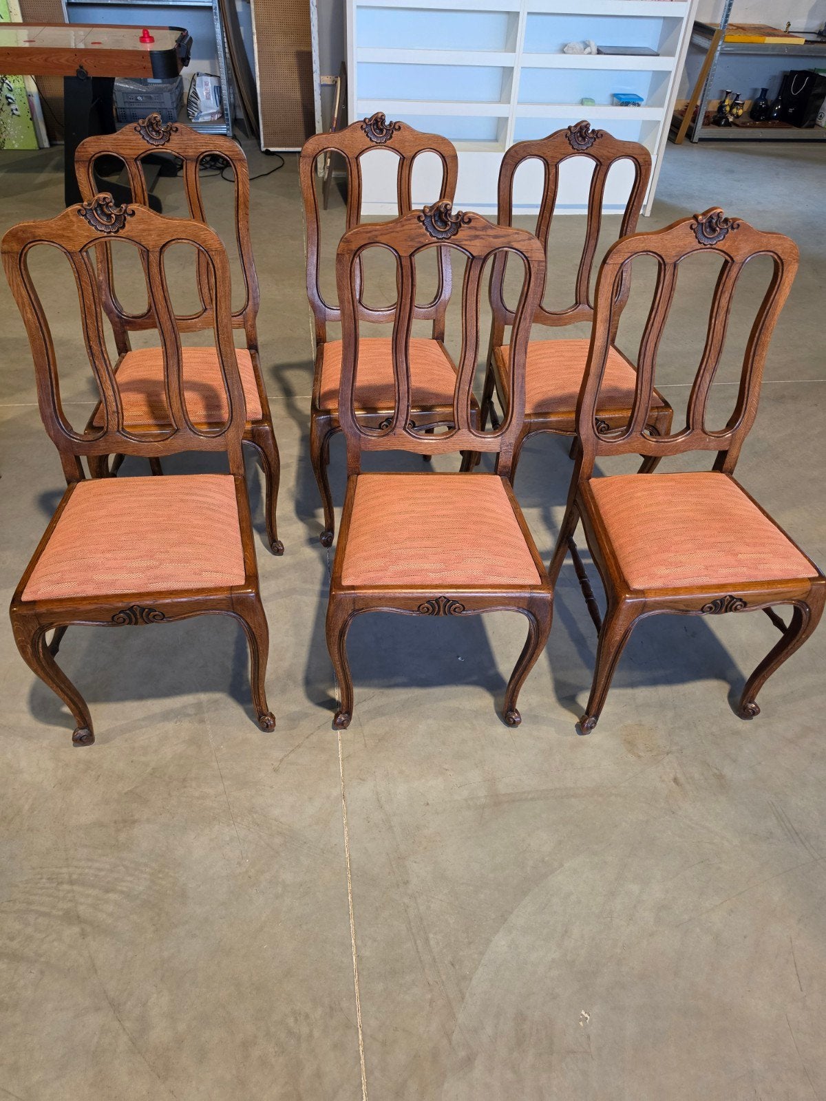 6 Antieke stoelen, Antiek en Kunst, Ophalen