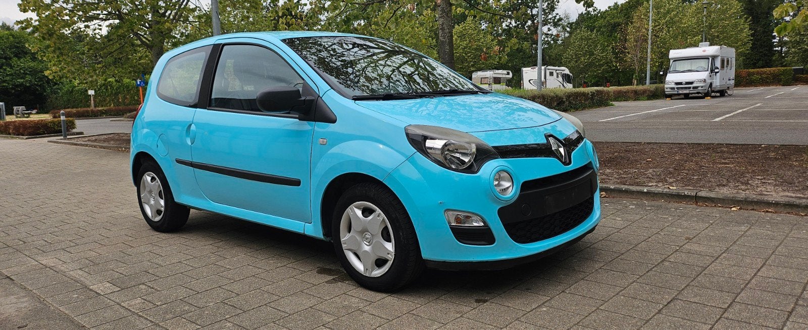 Renault Twingo 1.1 Benzine Bj.2014 Met 85.000 K. Garantie!!., Auto's, Voorwielaandrijving, Blauw, Bedrijf, Handgeschakeld