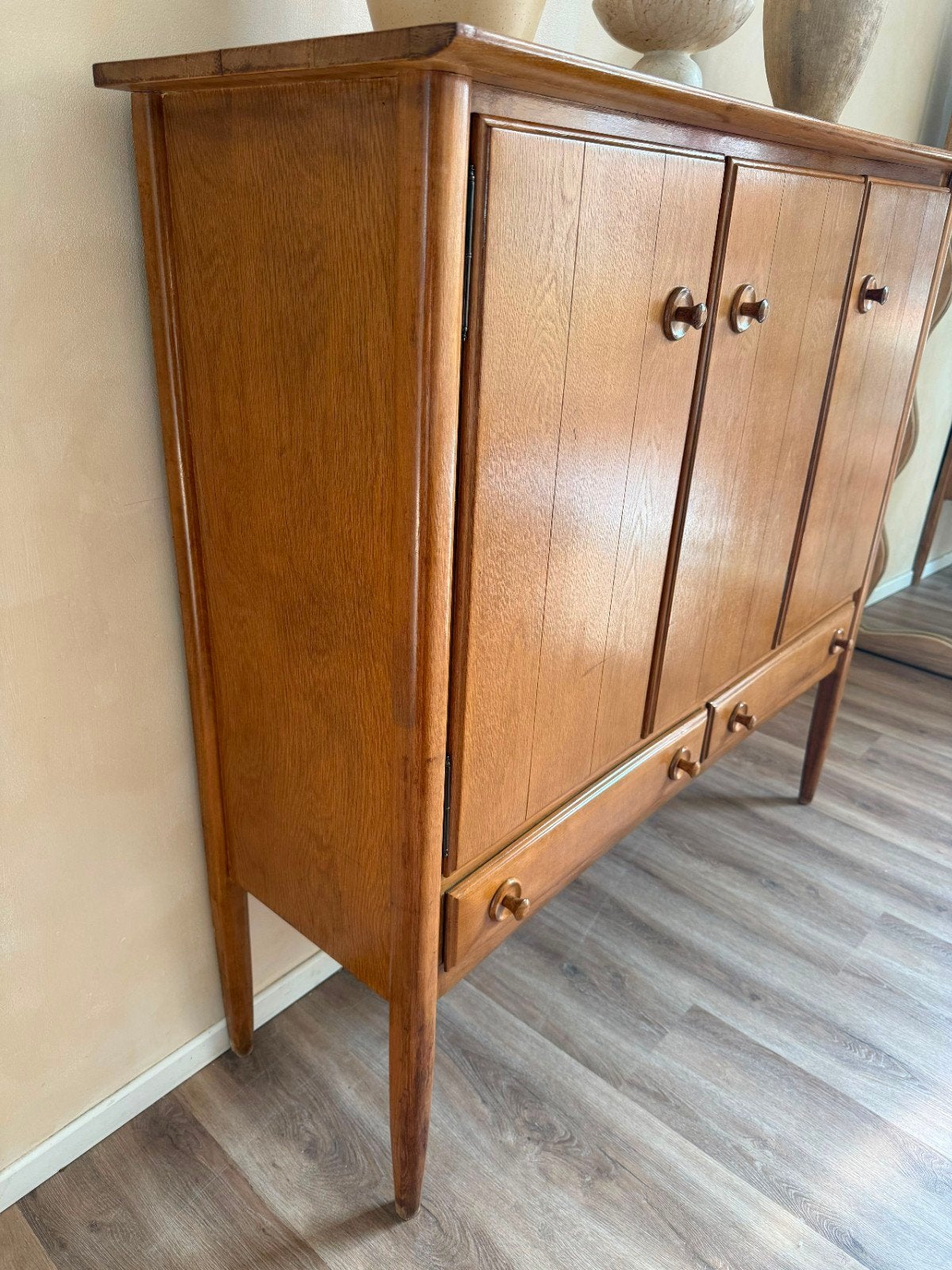 vintage mid-century dressoir highboard jaren 70, Ophalen