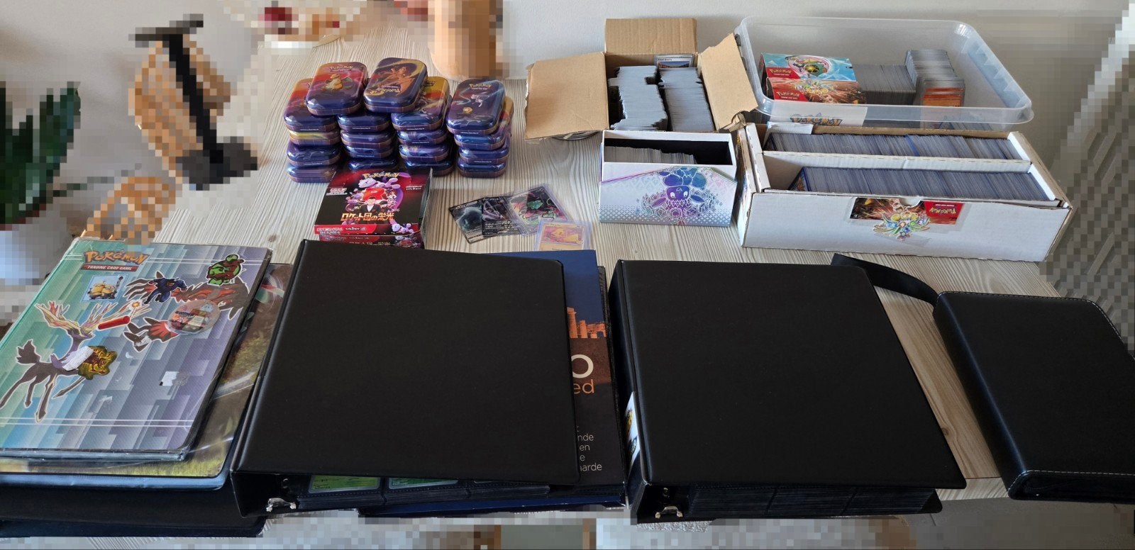Complete collectie pokemonkaarten, Enlèvement