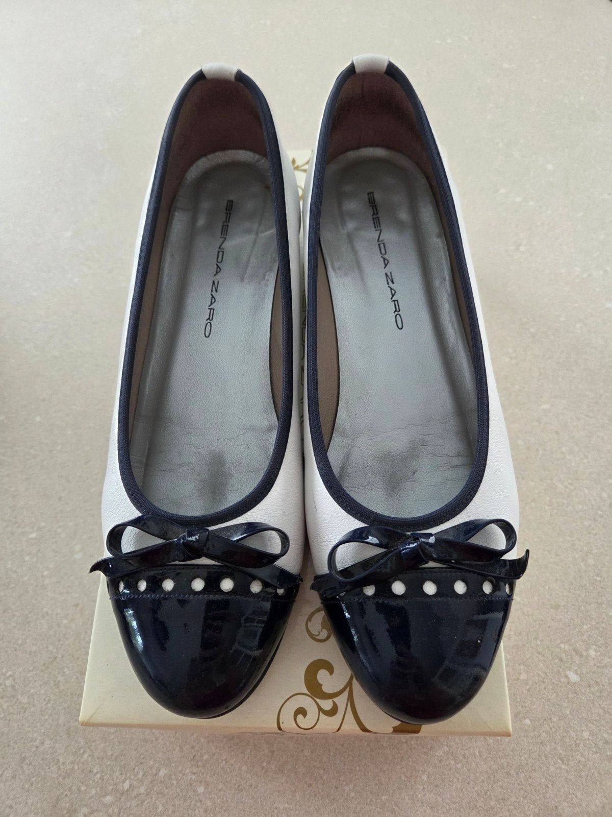Zwarte lakballerina's - Maat 38 - Model H. Gabi, Kleding | Dames, Ophalen of Verzenden