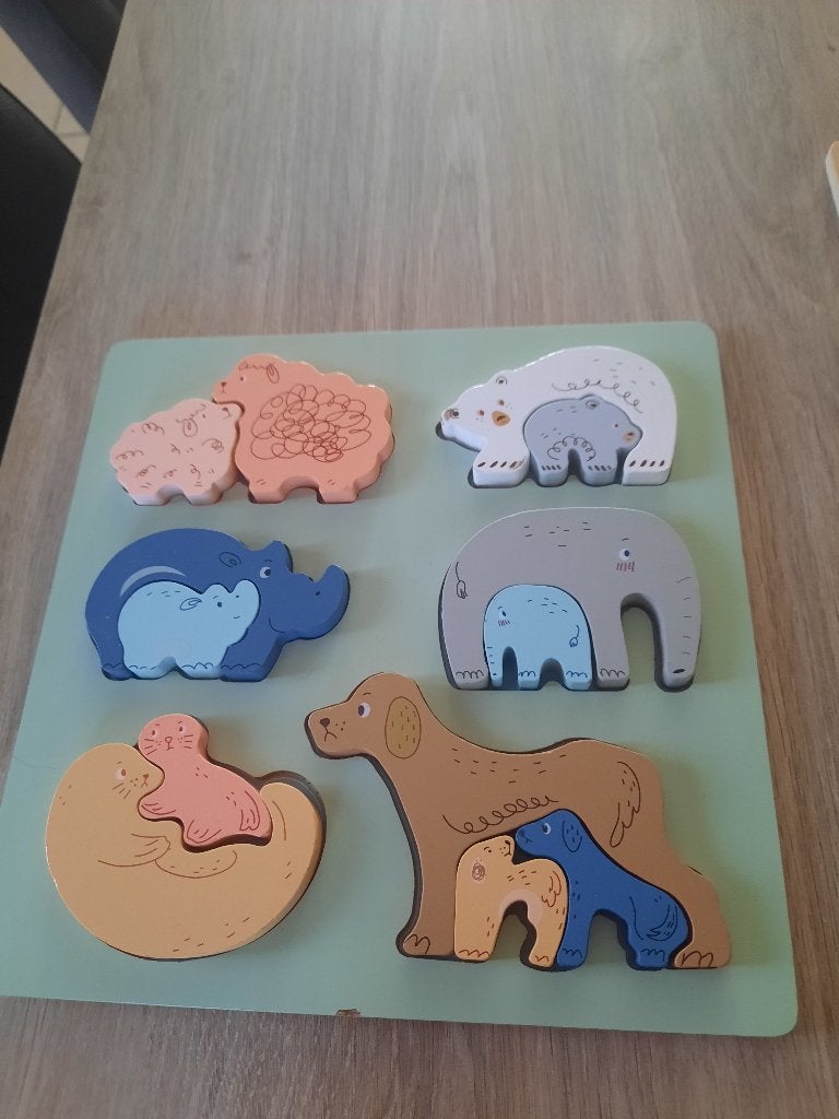 Houten legpuzzels, Ophalen, 2 tot 4 jaar, Gebruikt, Van hout