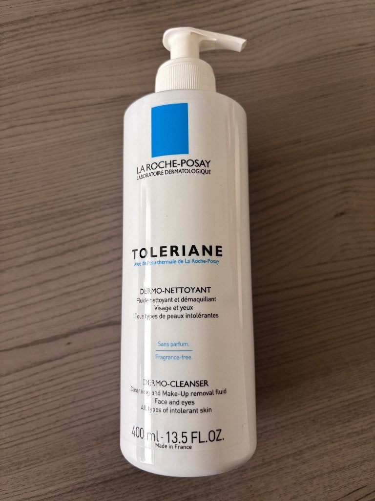 La-Roche-Posay toleriane Dermo-cleaner 400ml fles met, Ophalen of Verzenden, Nieuw, Gehele gezicht, Reiniging