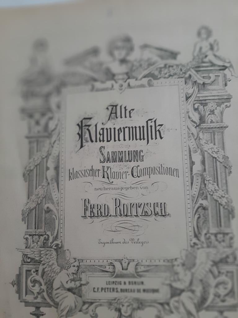 anciennes partitions pour piano, Musique & Instruments, Enlèvement, Utilisé, Piano