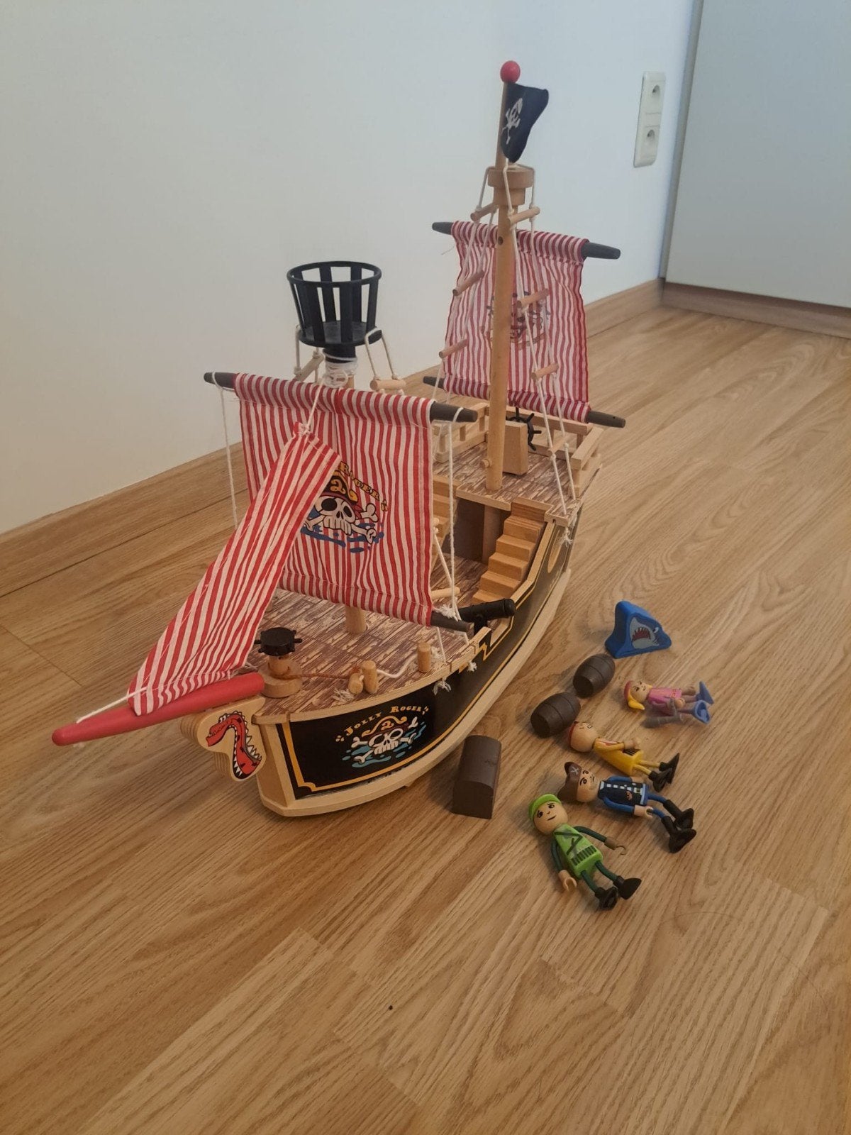 Prachtige houten piratenboot SPOTPRIJS!!, Hobby en Vrije tijd, Ophalen of Verzenden