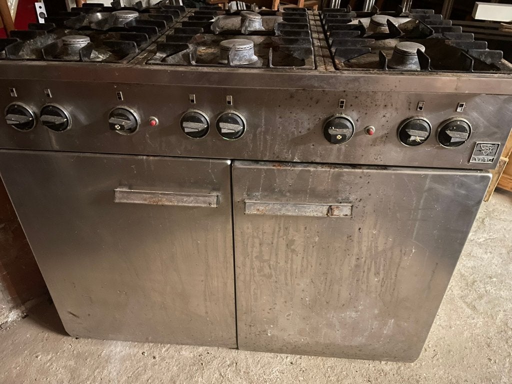Gasfornuis, Ophalen, Gebruikt, Fornuis, Frituur en Grillen