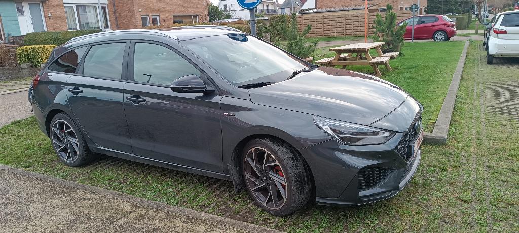 Hyundai i30 NLine 1.5T WAGON, 48v Hybrid, 160 pk., 19000 km, 1498 cc, 4 cilinders, Parkeerassistent, I30