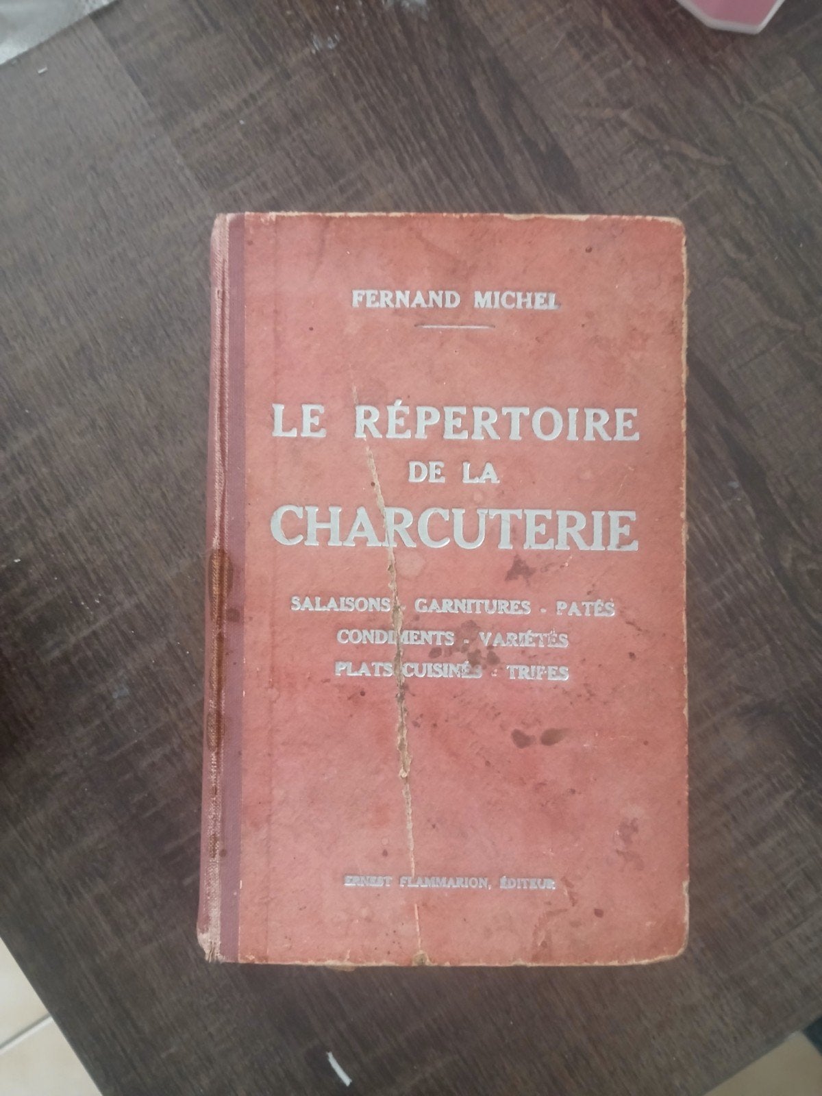 Le répertoire de la charcuterie par Fernand Michel, Boeken, Gelezen, Overige typen, Ophalen of Verzenden, Fernand Michel