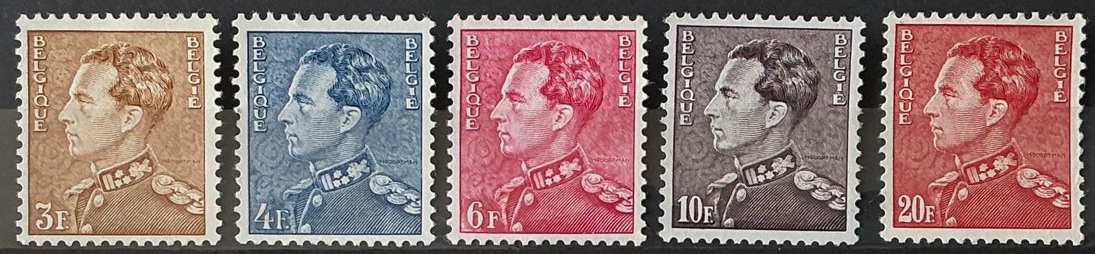 LOT A82. OBP: 847/48B. LEOPOLD III. MNH**, Koninklijk huis, Orginele gom, Ophalen of Verzenden, Postfris
