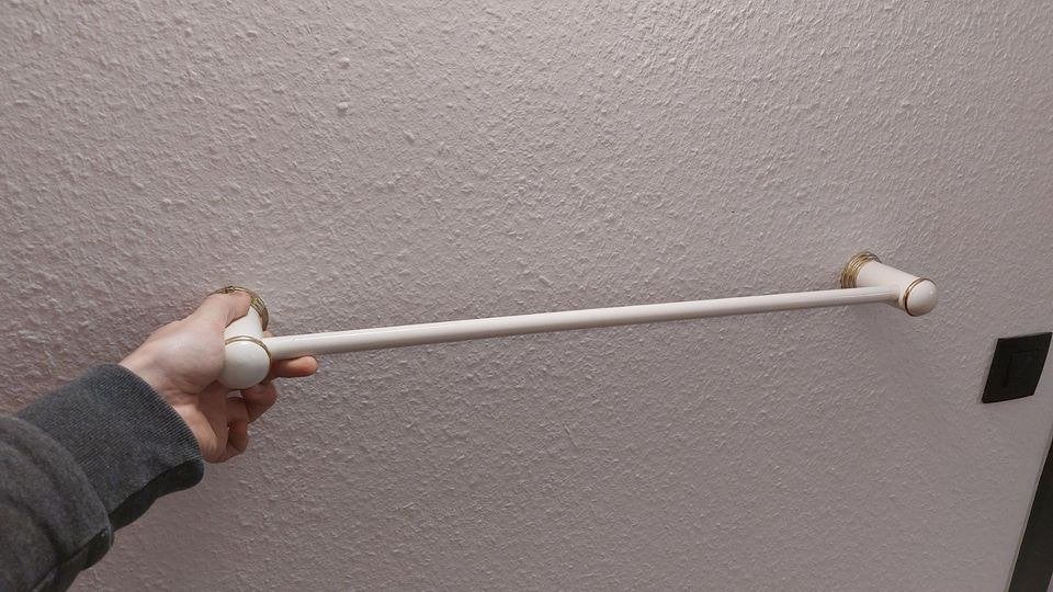 Porte-serviette métal blanc de 60cm, Autres marques, Enlèvement ou Envoi, Porte-serviettes, Utilisé