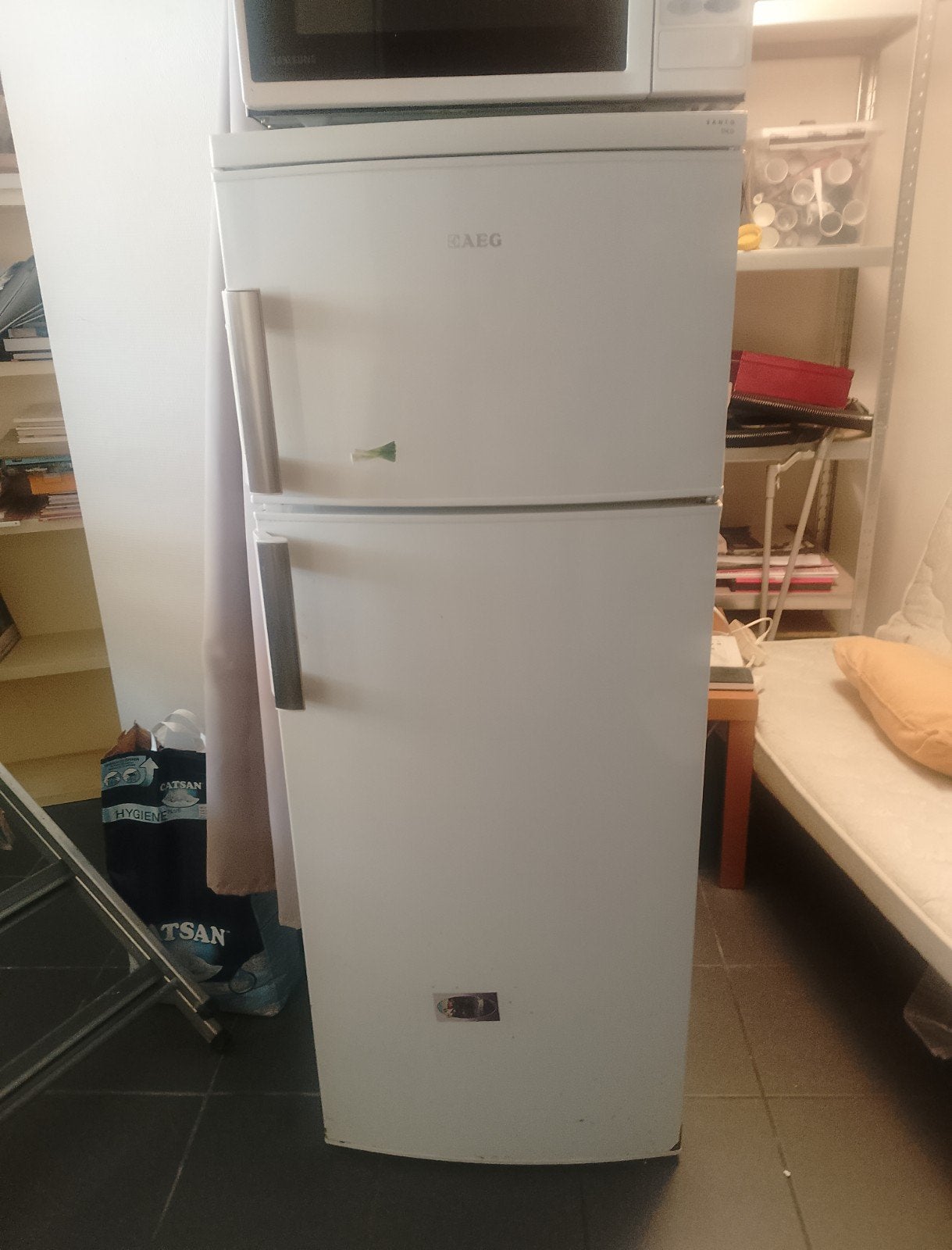 Vends combiné réfrigérateur AEG, Electroménager, Enlèvement