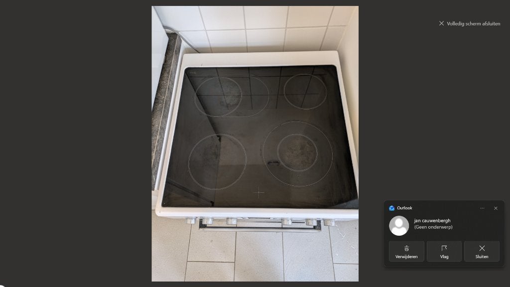 Bosch fornuis, Bwj 2014, 7 j niet gebruikt. vervoer mogelijk, Elektronische apparatuur, Ophalen, Gebruikt, 60 cm of meer, 4 kookzones