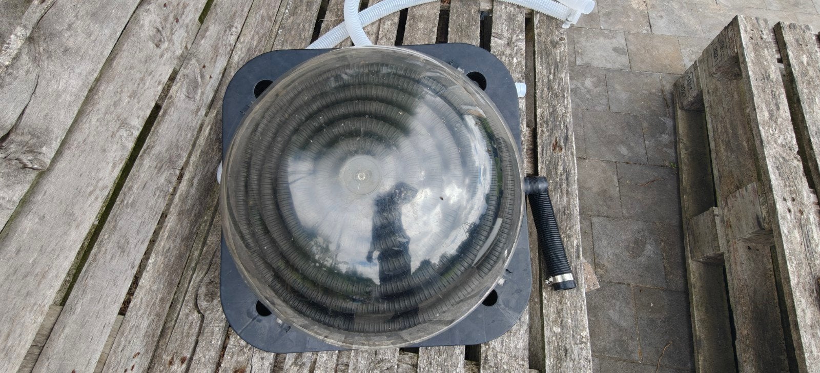 Solar heater, Ophalen