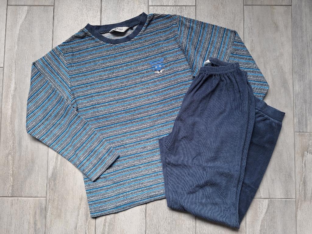 ★ M152 - Pyjama Eskimo Velours, Garçon, Enlèvement ou Envoi, Vêtements de nuit ou Sous-vêtements, Utilisé