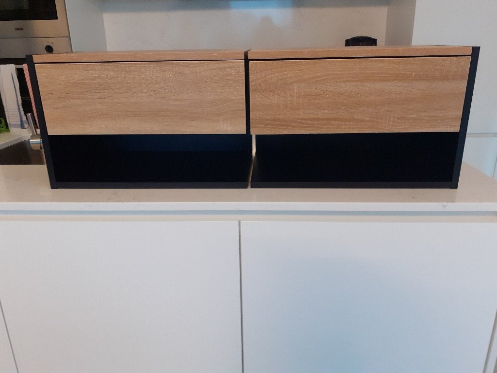 Wand Nachtkastjes - Set van 2 Nachtkastjes -, Ophalen, Nieuw, 45 tot 65 cm, Minder dan 55 cm