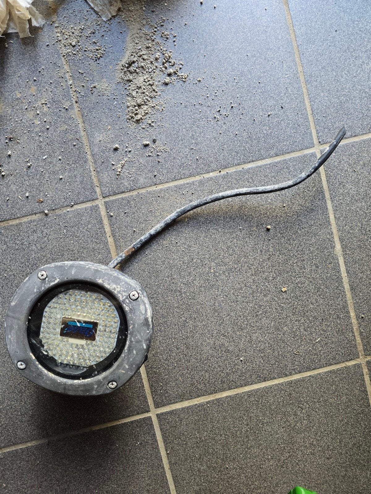 Led onderwaterverlichting zwemvijver/zwembad, Ophalen