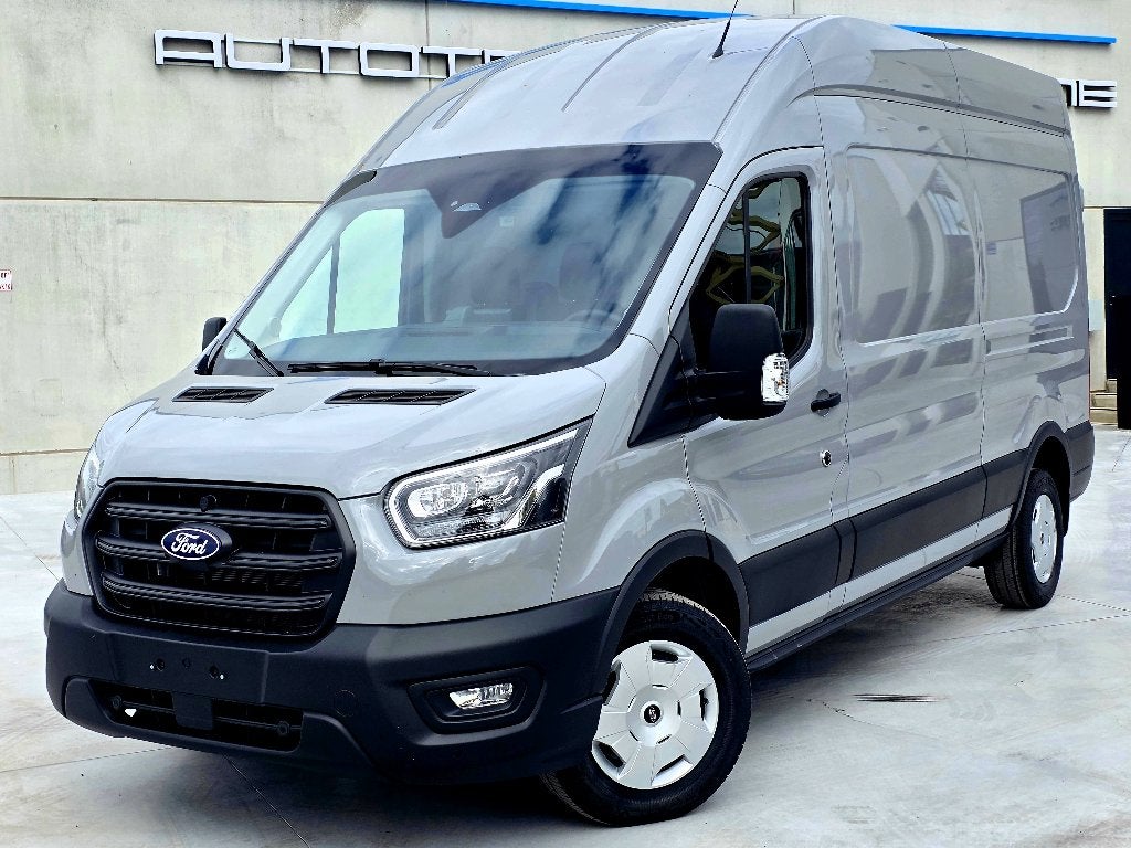 Ford Transit L3H3 - NIEUW 0KM 2026 - Matter Grey - Automaat, Autos, Cuir, Argent ou Gris, Achat, Euro 6