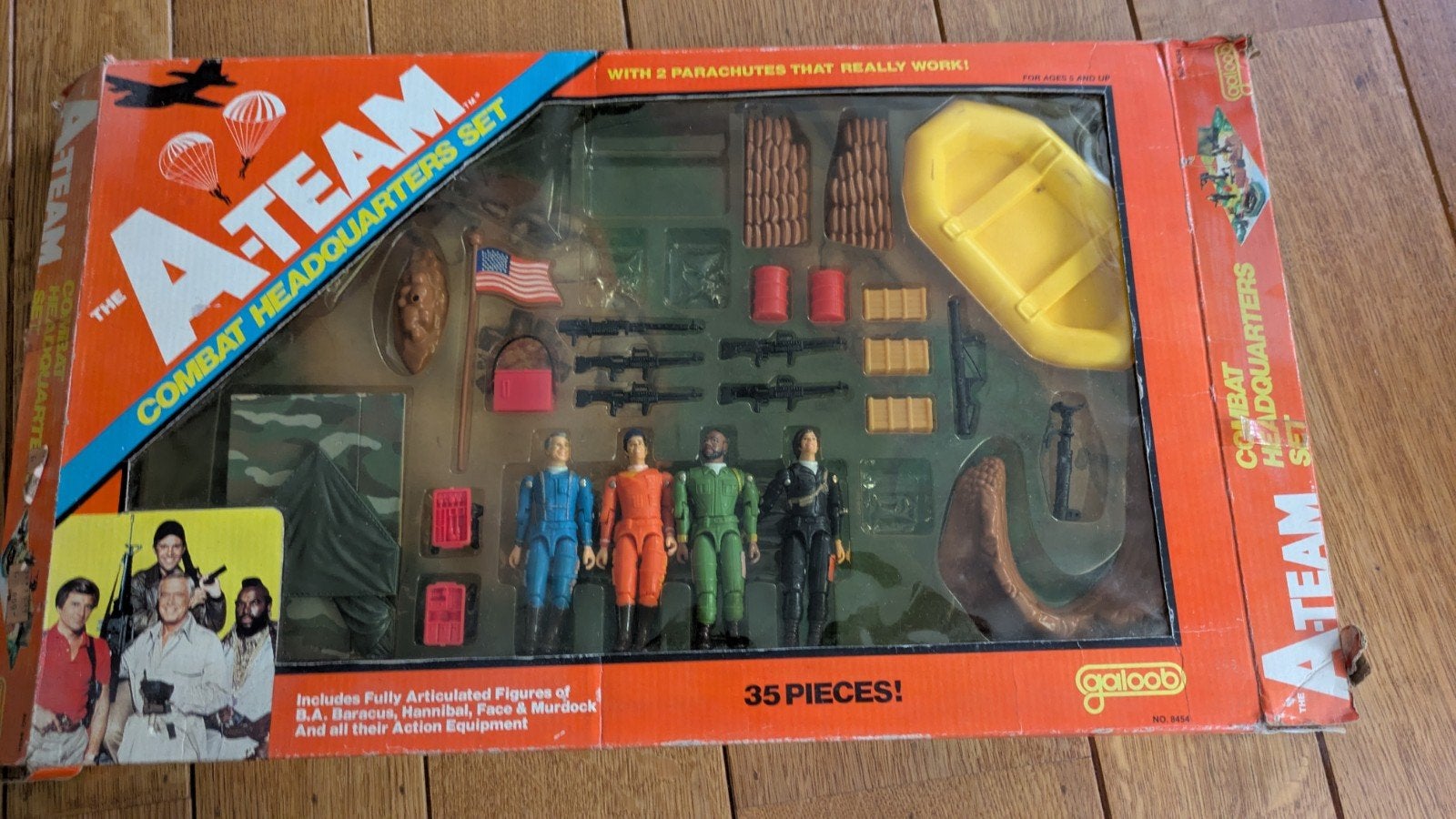 The A-team combat headquarters set, Verzamelen, Ophalen