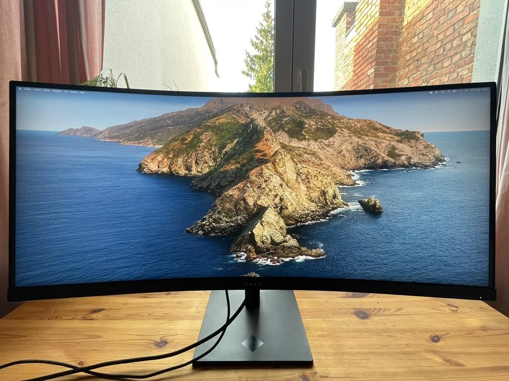 Monitor omen 34c, Informatique & Logiciels, Gaming, 1 à 2 ms, 151 à 200 Hz, Comme neuf
