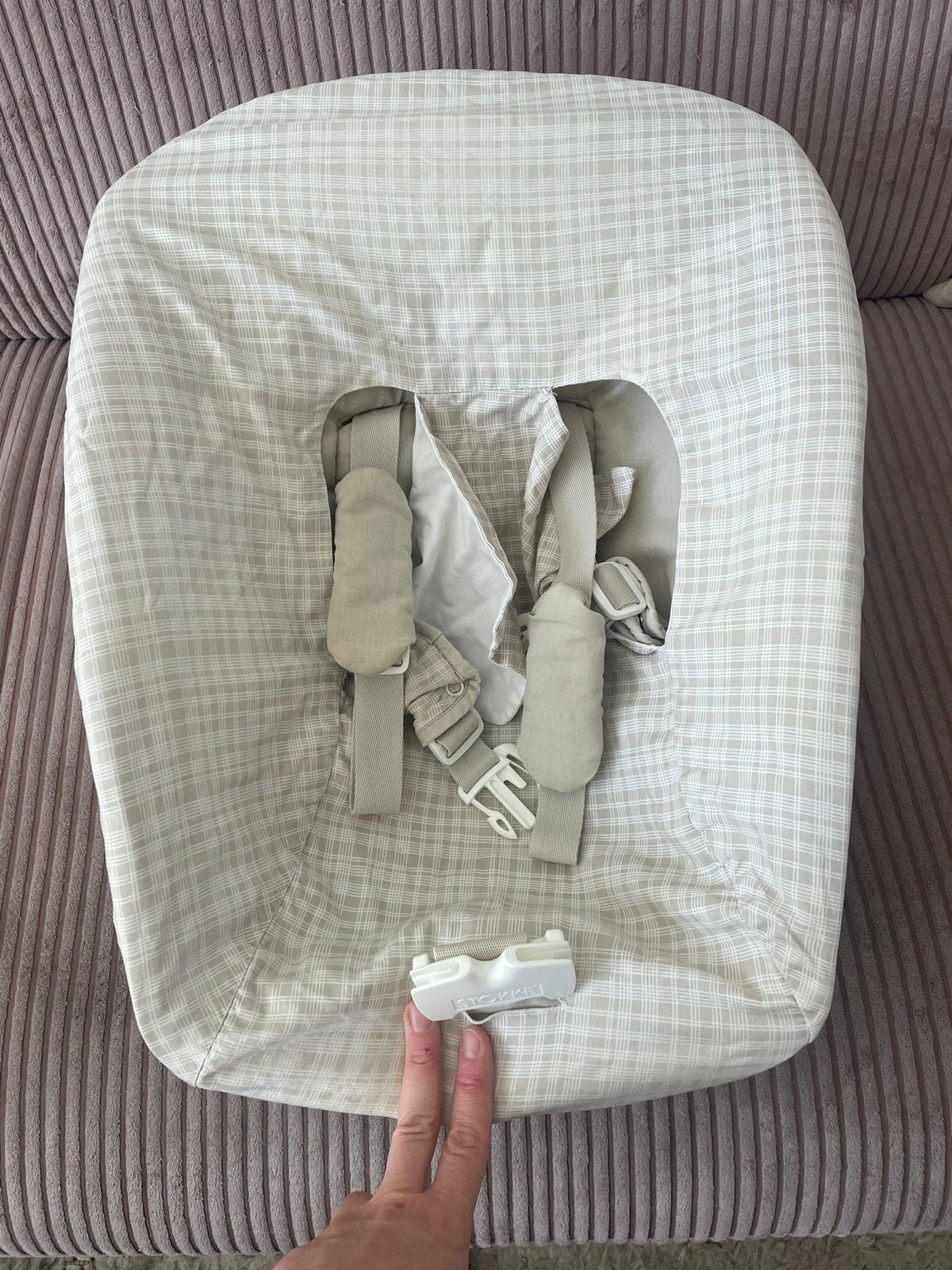 Newborn seat stokke trip trap, Kinderen en Baby's, Ophalen, Gebruikt, Overige typen, Stoelverkleiner
