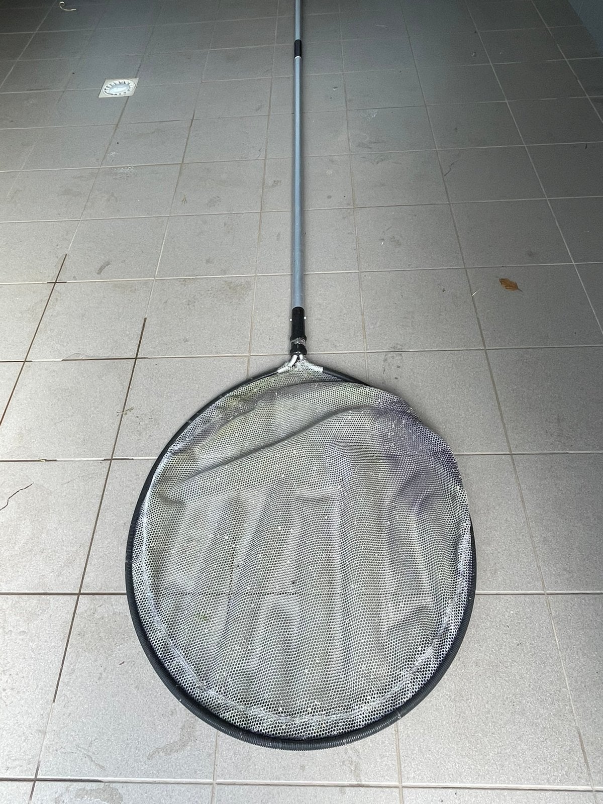 Epuisette long manche, Enlèvement, Utilisé
