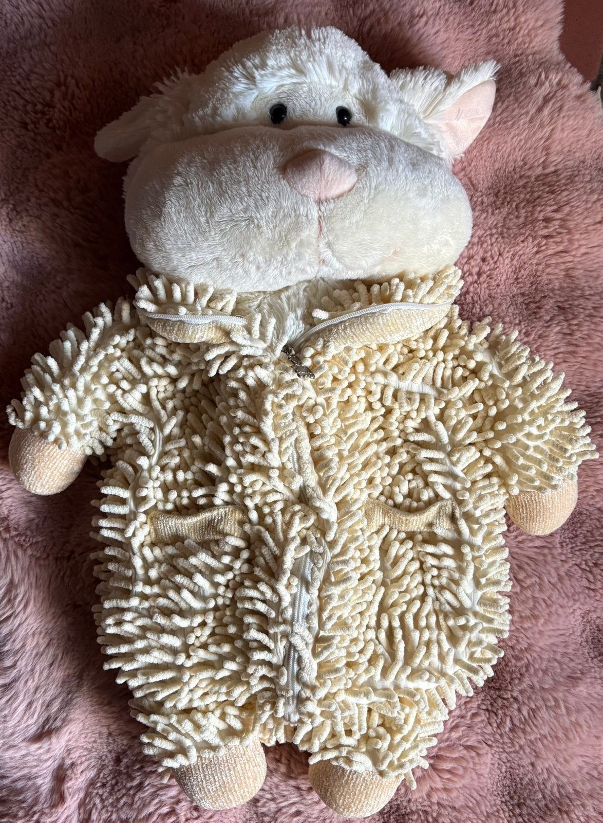 Grote pyjamazak/knuffel schaap 55 cm La Galleria., Ophalen of Verzenden, Zo goed als nieuw