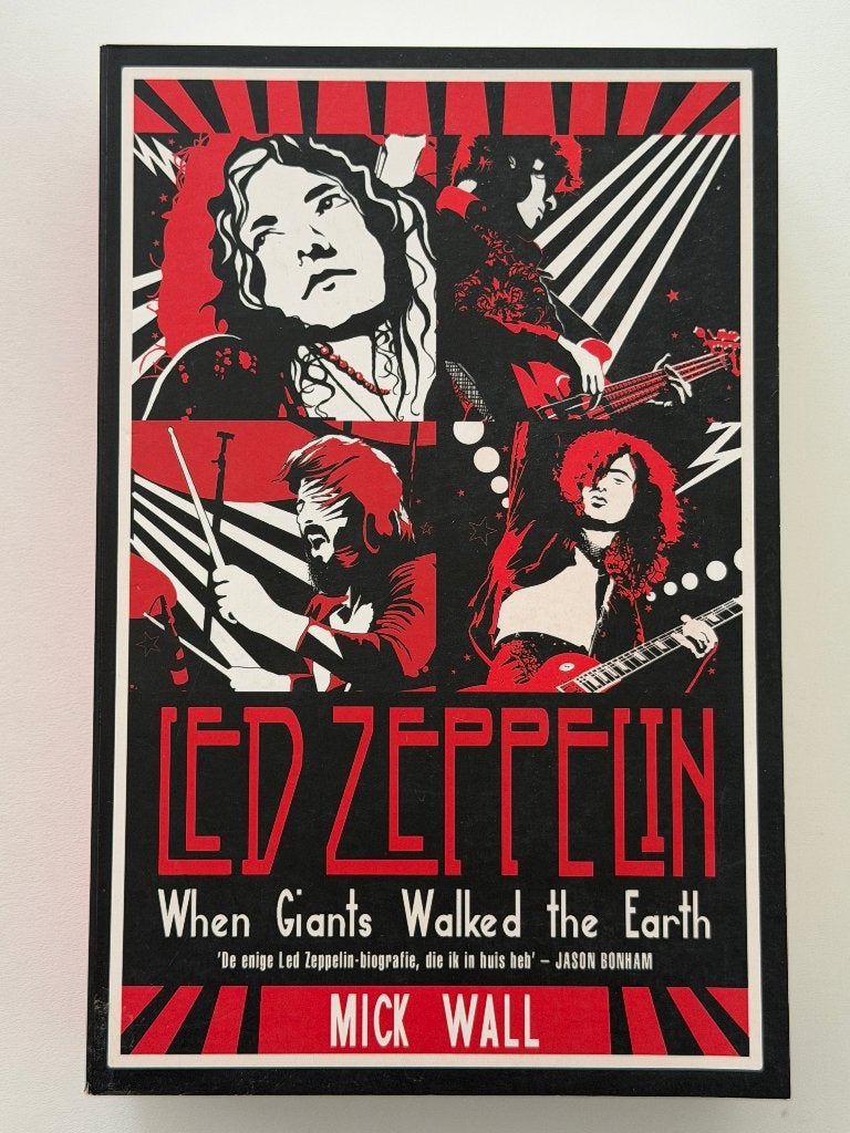 Led Zeppelin - When Giants Walked The Earth, Boeken, Gelezen, Mick Wall, Artiest, Ophalen of Verzenden