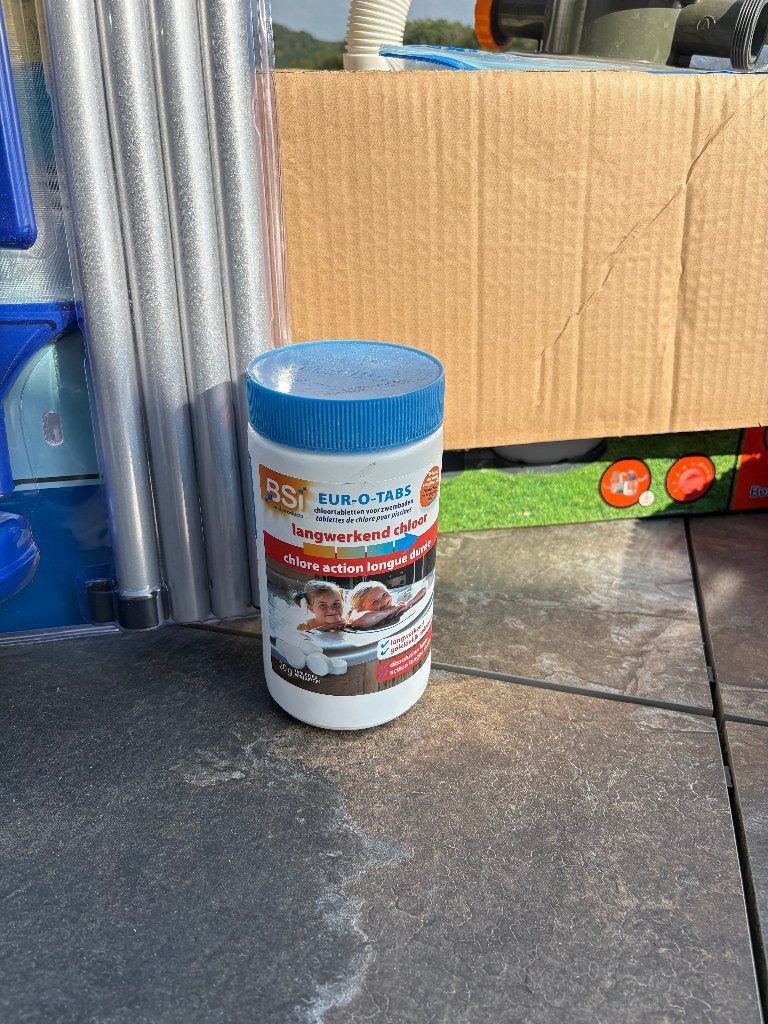 Compleet buisvormig zwembad - klaar om te installeren!, Ophalen, Gebruikt, 80 tot 120 cm, Minder dan 200 cm