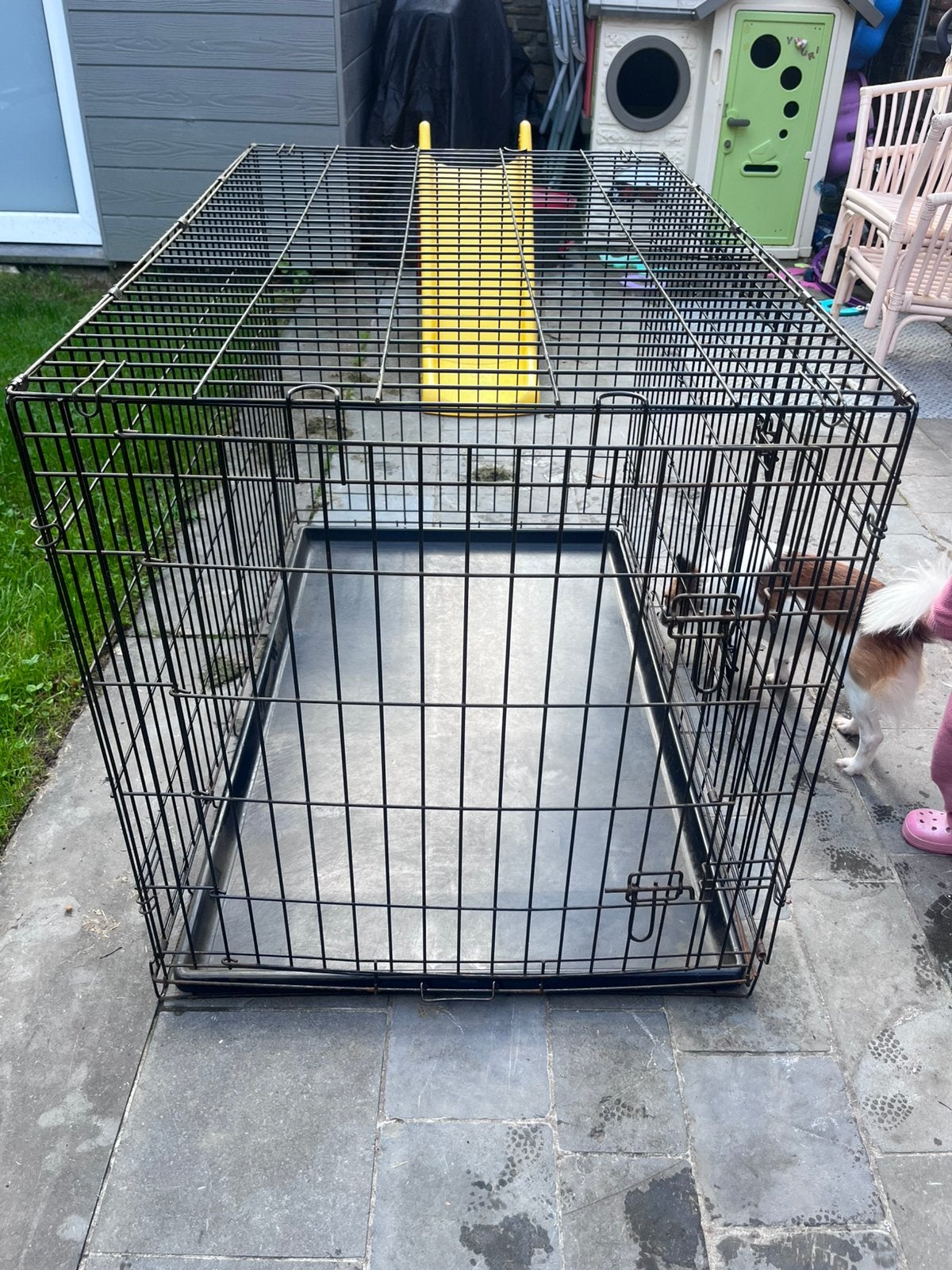 Cage 122cm /75cm largeur, Animaux & Accessoires, Enlèvement, Utilisé, 110 cm ou plus, 65 à 100 cm