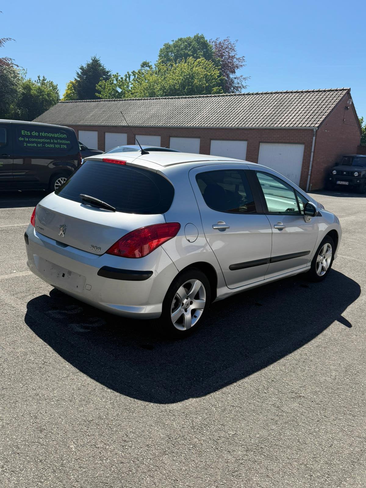 Peugeot 308 de 2009 prete à immatriculer, Argent ou Gris, Achat, Boîte manuelle, Particulier