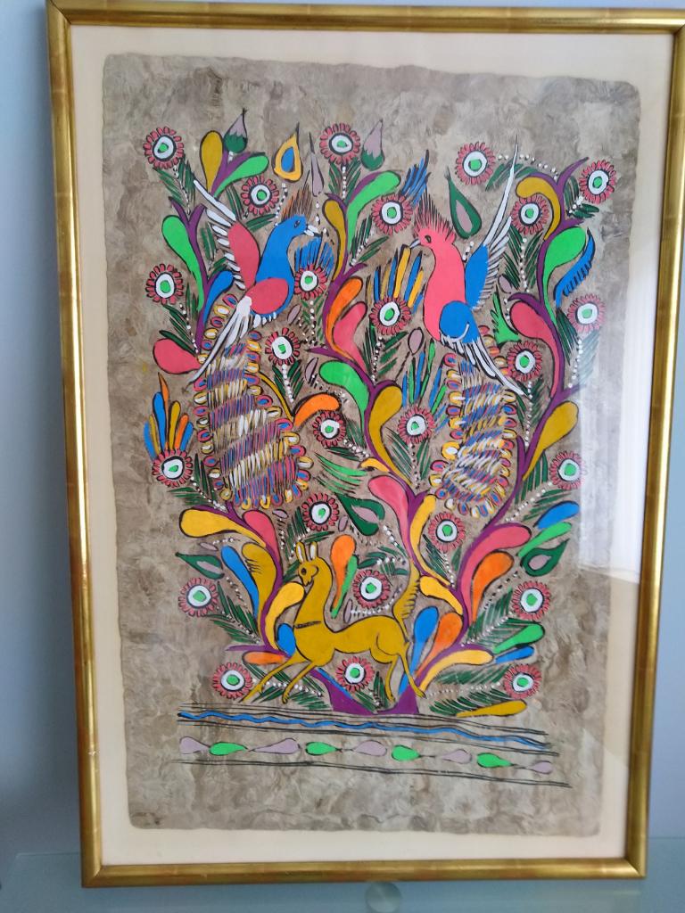 Peinture art populaire mexiquain vintage, Enlèvement