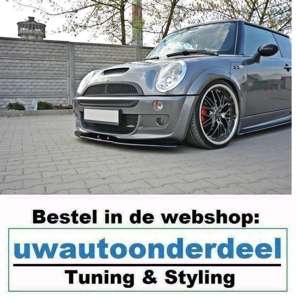 Maxton Spoiler Lip Splitter Voor Mini Cooper S JCW R53, Verzenden